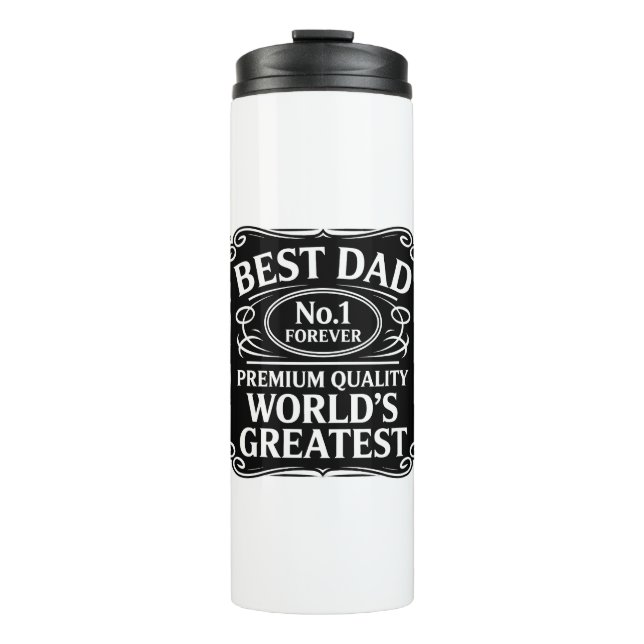 Bester Vater je Thermosbecher (Vorderseite)