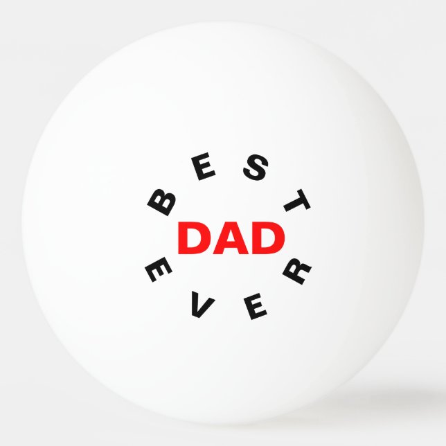 Bester VATER je Tischtennisball (Vorderseite)