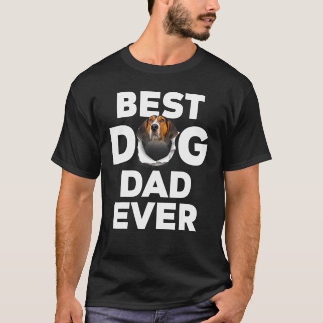 Bester Vater je Treeing Walker Coonhound T-Shirt (Vorderseite)