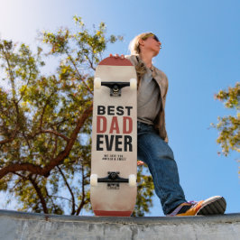 Bester Vater je Trendy Watercolor Vatertag Skateboard
