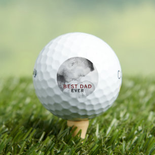 Bester Vater je Typografie Foto Vatertag Golfball