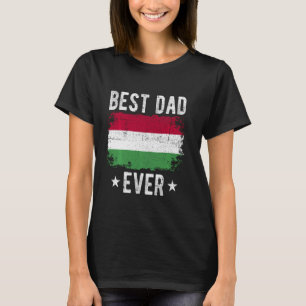 Bester Vater je Ungarn Flagge Bester ungarischer V T-Shirt
