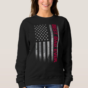 Bester Vater je US-amerikanische Flagge für Vatert Sweatshirt