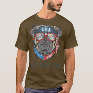 Bester Vater je US-amerikanische Flagge Phantastis T-Shirt