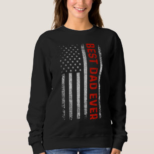 Bester Vater je US-amerikanische Flagge Vintager C Sweatshirt