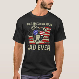 Bester Vater je US Flag Vater Joke American Bully T-Shirt