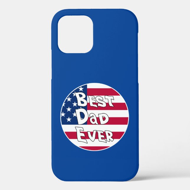 Bester Vater je USA-Flagge Case-Mate iPhone Hülle (Rückseite)