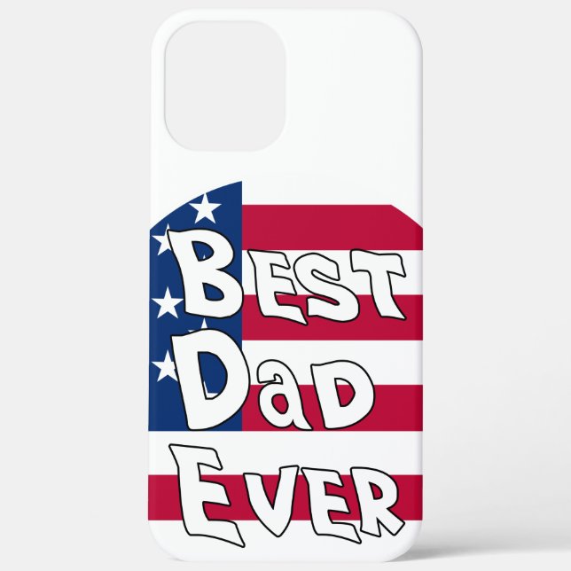 Bester Vater je USA-Flagge Case-Mate iPhone Hülle (Rückseite)