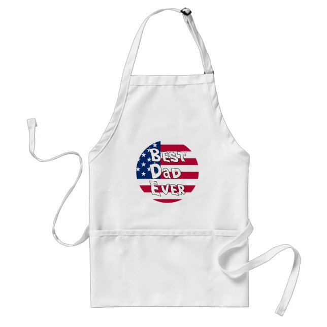 Bester Vater je USA-Flagge Schürze (Vorne)
