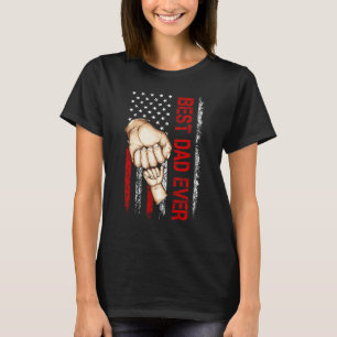 Bester Vater je USA Flaggen Vater haben einen Kind T-Shirt