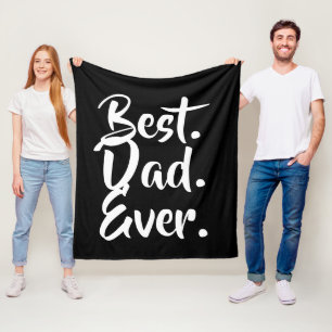 Bester Vater je, Vater Geschenk, Vatertag Geschenk Fleecedecke