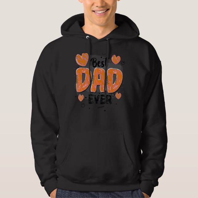Bester Vater je Vater Männer Großvater Ehemänner V Hoodie (Vorderseite)