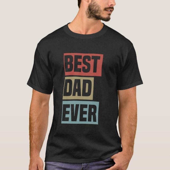 Bester Vater je Vater T-Shirt (Vorderseite)