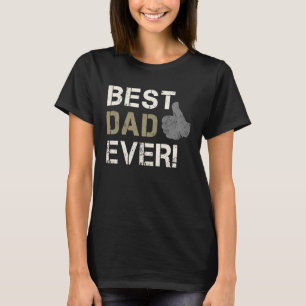 Bester Vater je Vater Vintag Daumen hoch T-Shirt