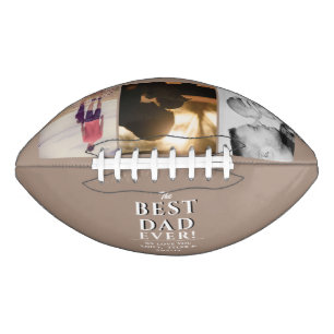 Bester Vater je Vatertag 3 FotoCollage Football
