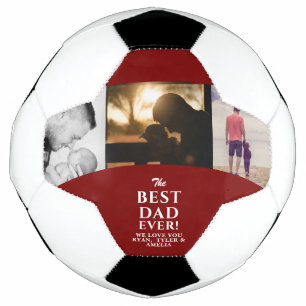 Bester Vater je Vatertag 3 FotoCollage Fußball