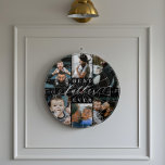 Bester Vater je | Vatertag 6 FotoCollage Dartscheibe<br><div class="desc">Feiern Sie Ihren Vater mit unserem Foto Collage Dartboard. Dieses personalisierte Dartboard eignet sich perfekt für den Vatertag oder jeden besondere Anlass und bietet eine 6-Foto-Collage, um Ihre Lieblings-Erinnerungen zu präsentieren. Die Phrase "Bester Vater je" ist in elegantem, schwarzem Skript mit klassischen Serif-Akzenten für einen modernen, herzlichen Look gestaltet. Fügen...</div>