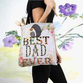 Bester Vater je Vatertag Blumenpinguin