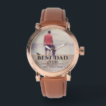 Bester Vater je Vatertag Familienleben Foto Armbanduhr<br><div class="desc">Die beste Vater je Typografie Vatertag Familie Foto Watch. Das Design hat ein volles Foto. Moderne Typografie in Schwarz überlagert das Foto. Personalisieren Sie Ihre Namen und fügen Sie Ihr Foto hinzu. Großartiges Geschenk für einen Vater oder Großvater zum Vatertag,  Geburtstag oder Weihnachten.</div>