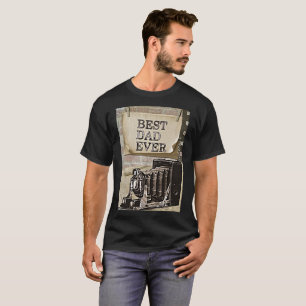Bester Vater je Vatertag Fotograf Antike T-Shirt