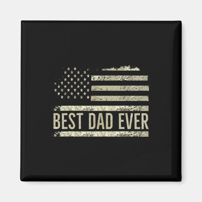 Bester Vater je Vatertag Geburtstag 4. Juli Magnet (Vorne)