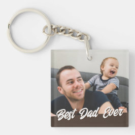 Bester Vater je Vatertag Geschenk Custom Foto Schlüsselanhänger