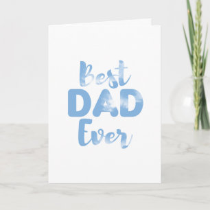 Bester Vater je Vatertag Geschenkkarte für Papa Karte