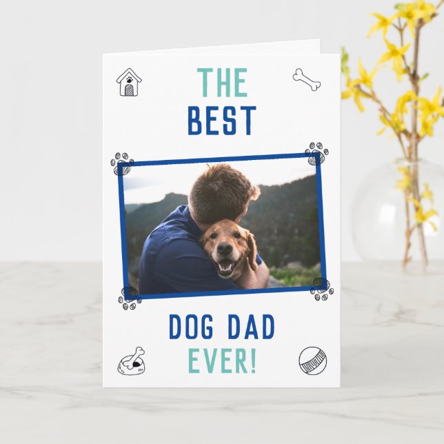 Bester Vater je Vatertag Karte (Gelbe Blume)
