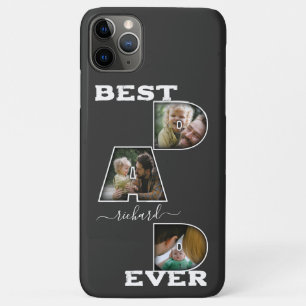 Bester Vater je Vatertag Name Geschenk 3 Foto Case-Mate iPhone Hülle