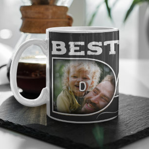 Bester Vater je Vatertag Name Geschenk 3 Foto Kaffeetasse