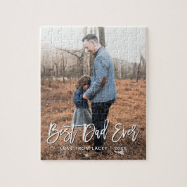 Bester Vater je Vatertag Personalisiertes Foto Puzzle