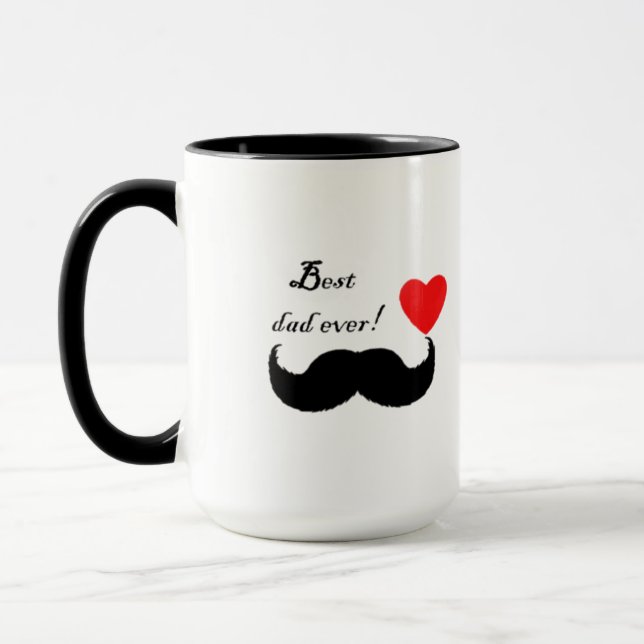 Bester Vater je Vatertag Tasse (Links)