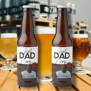 Bester Vater je Vatertag Trendgeschenk Persönliche Bierflaschenetikett