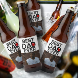 Bester Vater je Vatertag Trendgeschenk Persönliche Bierflaschenetikett
