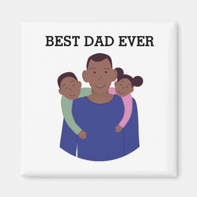 Bester Vater je Vatertagsmagnet Magnet (Vorne)