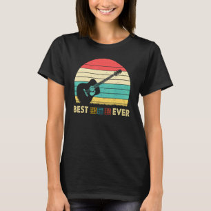 Bester Vater je Vintager Gitarrist Pater Gitarrist T-Shirt