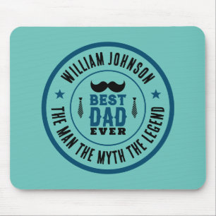 Bester Vater je Vintager Western Land Vatertag Mousepad