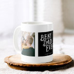 Bester Vater je Vintages Foto Kaffee Tasse<br><div class="desc">Minimalistischer Best Vater Ever in stilvoller Serife.</div>