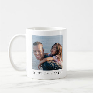 Bester Vater je Volles Foto Personalisiert Kaffee Kaffeetasse