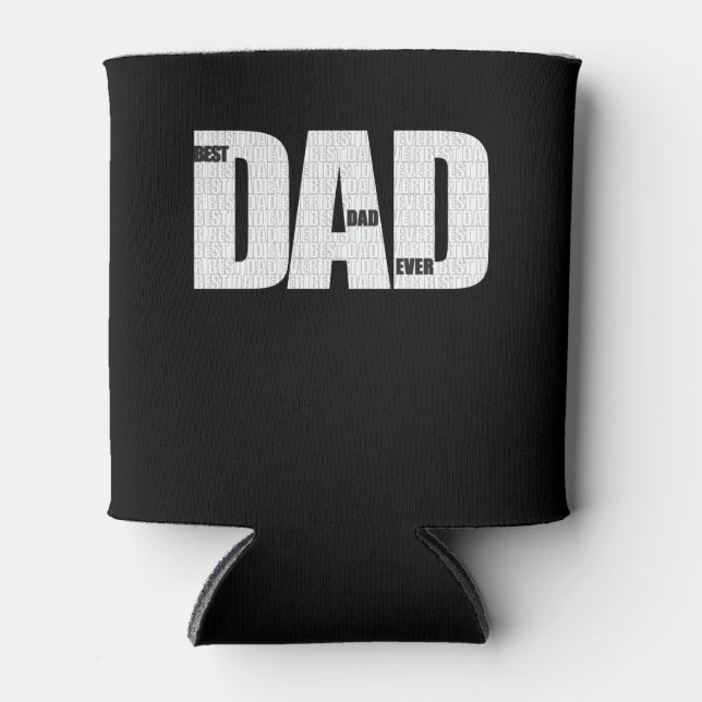 Bester Vater je, Wiederholungstext, Tag des Vaters Dosenkühler (Vorderseite)