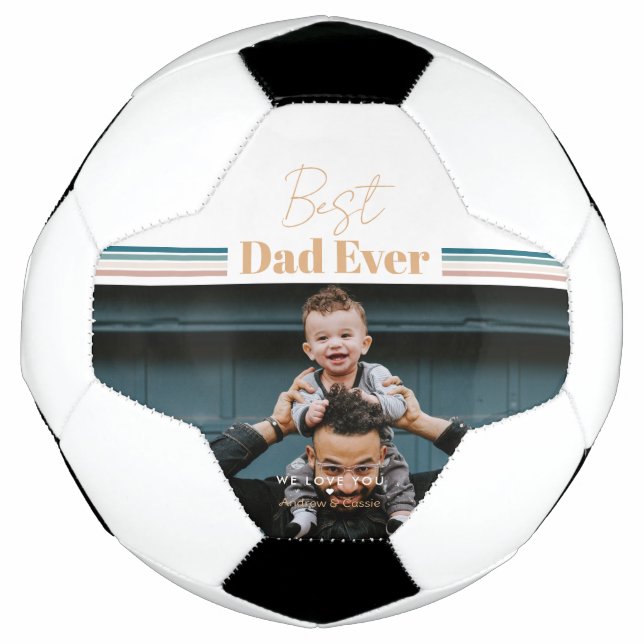Bester Vater je Wir Liebe dich Fußball (Vorderseite)