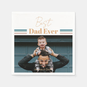 Bester Vater je Wir Liebe dich Serviette