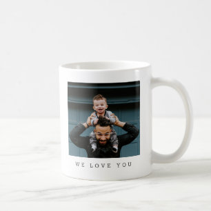 Bester Vater je zwei Foto Personalisiert Keepake Kaffeetasse