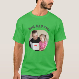 Bester VATER Jeden Upload Ihres quadratischen Foto T-Shirt