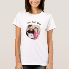 Bester VATER Jeden Upload Ihres quadratischen Foto T-Shirt