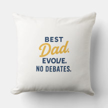 Bester Vater - Kein Debatten-Throw-Kissen