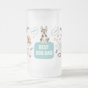 Bester Vater Mattglas Bierglas