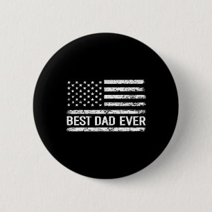 Bester Vater mit amerikanischem Flag-Geschenk für  Button