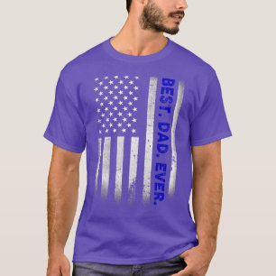 Bester Vater mit amerikanischem Flag-Geschenk für  T-Shirt