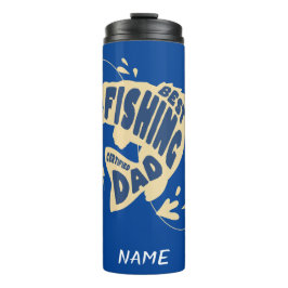 Bester Vater mit bearbeitbarem Namen Thermosbecher